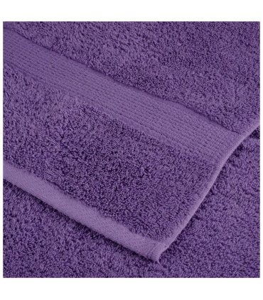 vidaXL 12 Piece Premium Towel Set SOLUND Purple 600 gsm