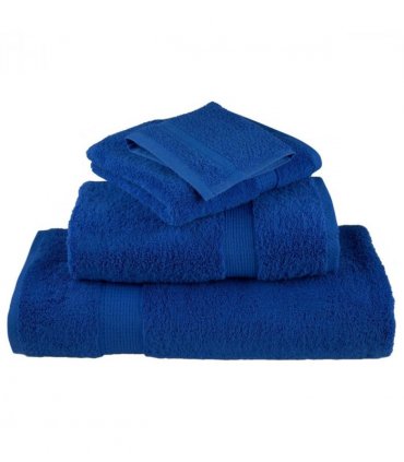 vidaXL 12 Piece Premium Towel Set SOLUND Blue 600 gsm