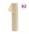 vidaXL Plant Fleece 2 Rolls 70 g/m² 50x1.6 m — Colour: Beige, Size: 50 x 1.6 m (70 g/m²)