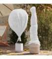 vidaXL Frost Protection Plant Fleece White 20 x 3.2 m Non-woven Fabric — Size: 20 x 3.2 m (120 g/m²)