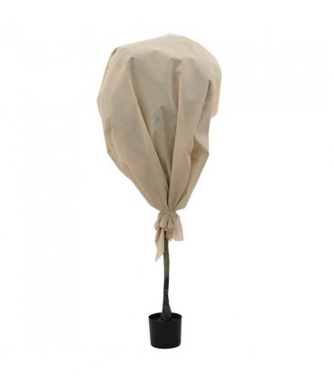vidaXL Frost Protection Plant Fleece Beige 50 x 1.6 m Non-woven Fabric — Size: 50 x 1.6 m (50 g/m²)