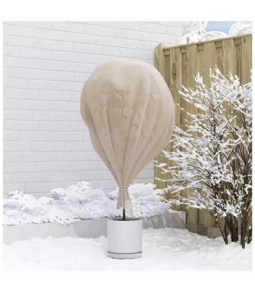 vidaXL Frost Protection Plant Fleece Beige 50 x 3.2 m Non-woven Fabric — Size: 50 x 3.2 m (120 g/m²)