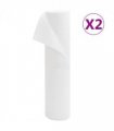 vidaXL Plant Fleece 2 Rolls 70 g/m² 50x1.6 m — Colour: White, Size: 50 x 1.6 m (70 g/m²)
