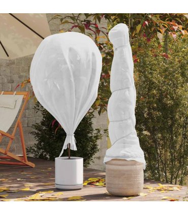 vidaXL Frost Protection Plant Fleece White 20 x 3.2 m Non-woven Fabric — Size: 20 x 3.2 m (50 g/m²)