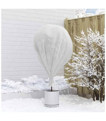 vidaXL Frost Protection Plant Fleece White 20 x 3.2 m Non-woven Fabric — Size: 20 x 3.2 m (50 g/m²)