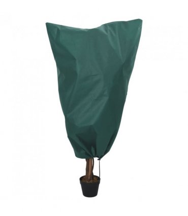 vidaXL Plant Fleece Covers with Drawstring 12 pcs 70 g/m² 0.8x0.8 m — Colour: green, Size: 0.8 x 0.8 m
