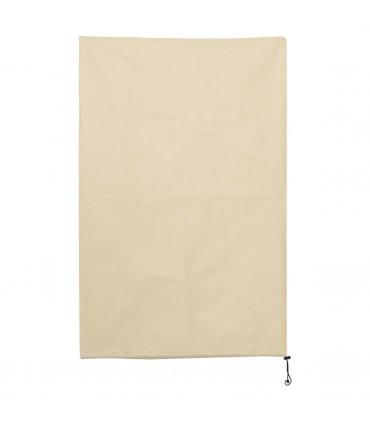vidaXL Plant Fleece Covers with Drawstring 4 pcs 70 g/m² 0.8x1.2 m — Colour: beige, Size: 0.8 x 1.2 m