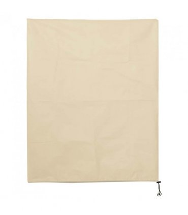 vidaXL Plant Fleece Covers with Drawstring 4 pcs 70 g/m² 0.8x1 m — Colour: beige, Size: 0.8 x 1 m