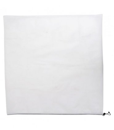 vidaXL Plant Fleece Covers with Drawstring 12 pcs 70 g/m² 0.8x0.8 m — Colour: white, Size: 0.8 x 0.8 m
