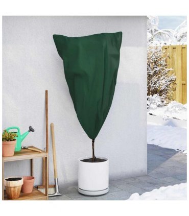 vidaXL Frost Protection Plant Fleece Covers 10 pcs Green 0.8 x 1.2 m