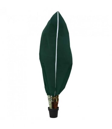 vidaXL Frost Protection Plant Fleece Covers 5 pcs Green 1.55 x 1 m — Size: 1 x 1.55 m