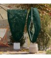 vidaXL Frost Protection Plant Fleece Covers 5 pcs Green 1.55 x 1.55 m