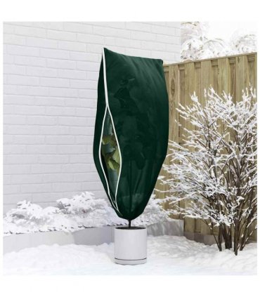 vidaXL Frost Protection Plant Fleece Covers 5 pcs Green 1.55 x 1.55 m