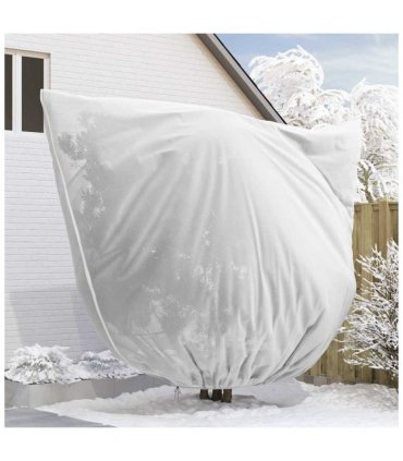 vidaXL Frost Protection Plant Fleece Covers 3 pcs White 3.5 x 3.93 m — Size: 3.93 x 3.5 m
