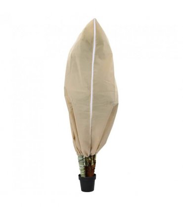 vidaXL Frost Protection Plant Fleece Covers 5 pcs Beige 1.55 x 1.55 m