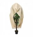 vidaXL Plant Fleece Covers with Zip 2 pcs 70 g/m² 1x1.55 m — Colour: beige, Size: 1 x 1.55 m