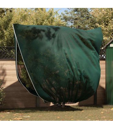 vidaXL Frost Protection Plant Fleece Covers 3 pcs Green 2 x 2.36 m — Size: 2.36 x 2 m