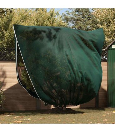 vidaXL Frost Protection Plant Fleece Covers 3 pcs Green 2.5 x 3.14 m — Size: 3.14 x 2.5 m