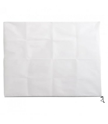 vidaXL Plant Fleece Cover with Zip 70 g/m² 3.93x3 m — Colour: white, Size: 3.93 x 3 m