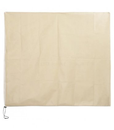 vidaXL Plant Fleece Covers with Zip 2 pcs 70 g/m² 3.93x3.5 m — Colour: beige, Size: 3.93 x 3.5 m
