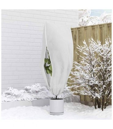 vidaXL Frost Protection Plant Fleece Covers 5 pcs White 1.55 x 1.55 m