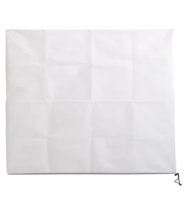 vidaXL Plant Fleece Cover with Zip 70 g/m² 2.36x2 m — Colour: white, Size: 2.36 x 2 m