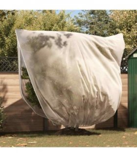 vidaXL Frost Protection Plant Fleece Covers 3 pcs Beige 2.5 x 3.14 m — Size: 3.14 x 2.5 m