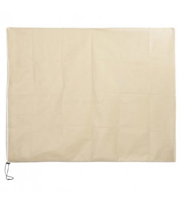 vidaXL Plant Fleece Covers with Zip 4 pcs 70 g/m² 3.14x2.5 m — Colour: beige, Size: 3.14 x 2.5 m