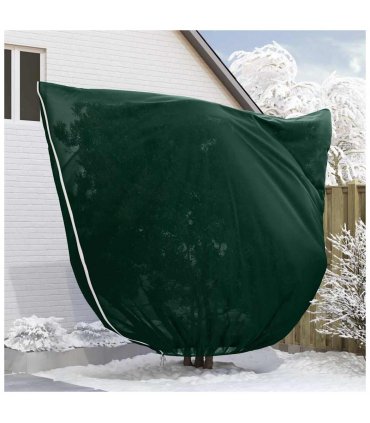 vidaXL Frost Protection Plant Fleece Covers 3 pcs Green 3.5 x 3.93 m — Size: 3.93 x 3.5 m