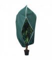 vidaXL Plant Fleece Cover with Zip 70 g/m² 3.93x3.5 m — Colour: green, Size: 3.93 x 3.5 m