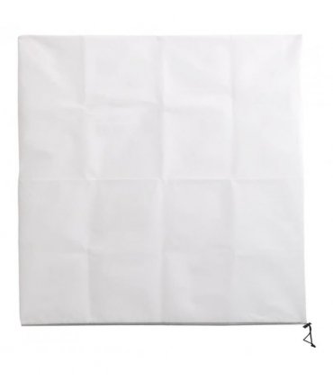 vidaXL Plant Fleece Covers with Zip 10 pcs 70 g/m² 1.55x1.55 m — Colour: white, Size: 1.55 x 1.55 m