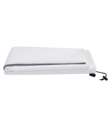 vidaXL Plant Fleece Covers with Zip 10 pcs 70 g/m² 1.55x1.55 m — Colour: white, Size: 1.55 x 1.55 m