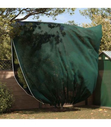 vidaXL Frost Protection Plant Fleece Covers 3 pcs Green 3 x 3.93 m — Size: 3.93 x 3 m
