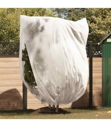 vidaXL Frost Protection Plant Fleece Covers White 2.4 x 2 m — Size: 2 x 2.4 m