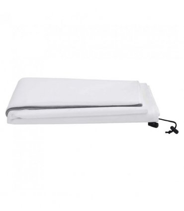 vidaXL Plant Fleece Covers with Zip 4 pcs 70 g/m² 3.14x2.5 m — Colour: white, Size: 3.14 x 2.5 m