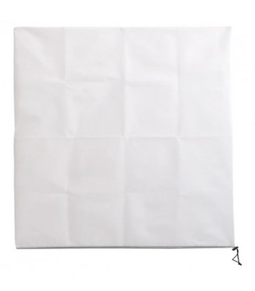 vidaXL Plant Fleece Covers with Zip 4 pcs 70 g/m² 1.55x1.55 m — Colour: white, Size: 1.55 x 1.55 m