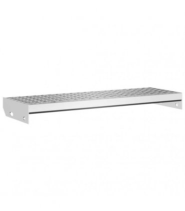 vidaXL Grate Step 70x24x7 cm Galvanised Steel — Size: 70 x 24 x 7 cm, Model: forge welded