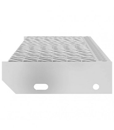 vidaXL Grate Step 70x24x7 cm Galvanised Steel — Size: 70 x 24 x 7 cm, Model: forge welded