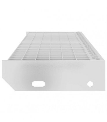 vidaXL Grate Step | Silver | Galvanised Steel | Large | Non-slip | Grate Step — Size: 90 x 24 x 7 cm, Model: press locked