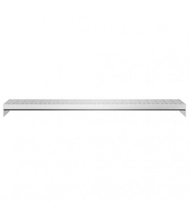 vidaXL Grate Step 100x24x7 cm Galvanised Steel — Size: 100 x 24 x 7 cm, Model: press locked