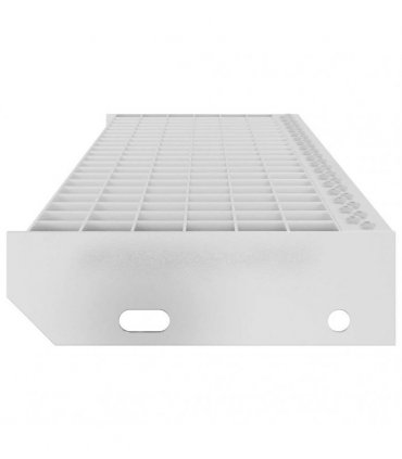 vidaXL Grate Step 100x24x7 cm Galvanised Steel — Size: 100 x 24 x 7 cm, Model: press locked