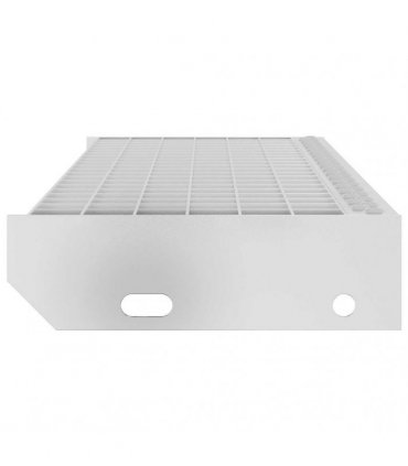 vidaXL Grate Step 60x24x7 cm Galvanised Steel — Size: 60 x 24 x 7 cm, Model: press locked