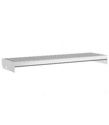 vidaXL Grate Step 80x24x7 cm Galvanised Steel — Size: 80 x 24 x 7 cm, Model: forge welded
