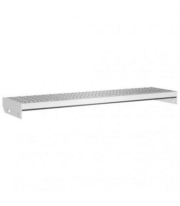 vidaXL Grate Step 90x24x7 cm Galvanised Steel — Size: 90 x 24 x 7 cm, Model: forge welded