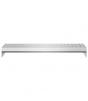 vidaXL Grate Step 60x24x7 cm Galvanised Steel — Size: 60 x 24 x 7 cm, Model: forge welded