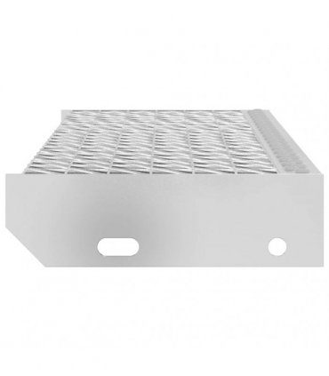 vidaXL Grate Step 60x24x7 cm Galvanised Steel — Size: 60 x 24 x 7 cm, Model: forge welded