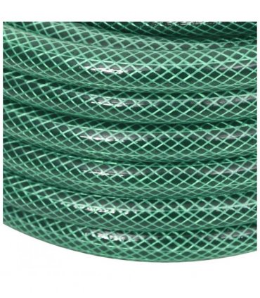 vidaXL Garden Hose Green 0.5" 30 m PVC — Size: 30 m (0.5"), Model: without accessories