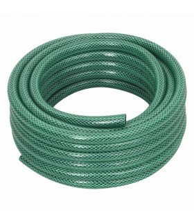 vidaXL Garden Hose Green 0.5" 50 m PVC — Size: 50 m (0.5"), Model: without accessories