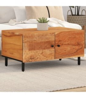 vidaXL Coffee Table 80x50x40 cm Solid Wood Acacia — Colour: natural — V0671975082