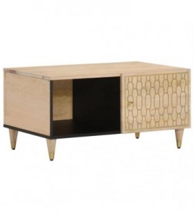 vidaXL Coffee Table 80x50x40 cm Solid Wood Mango — Colour: brown